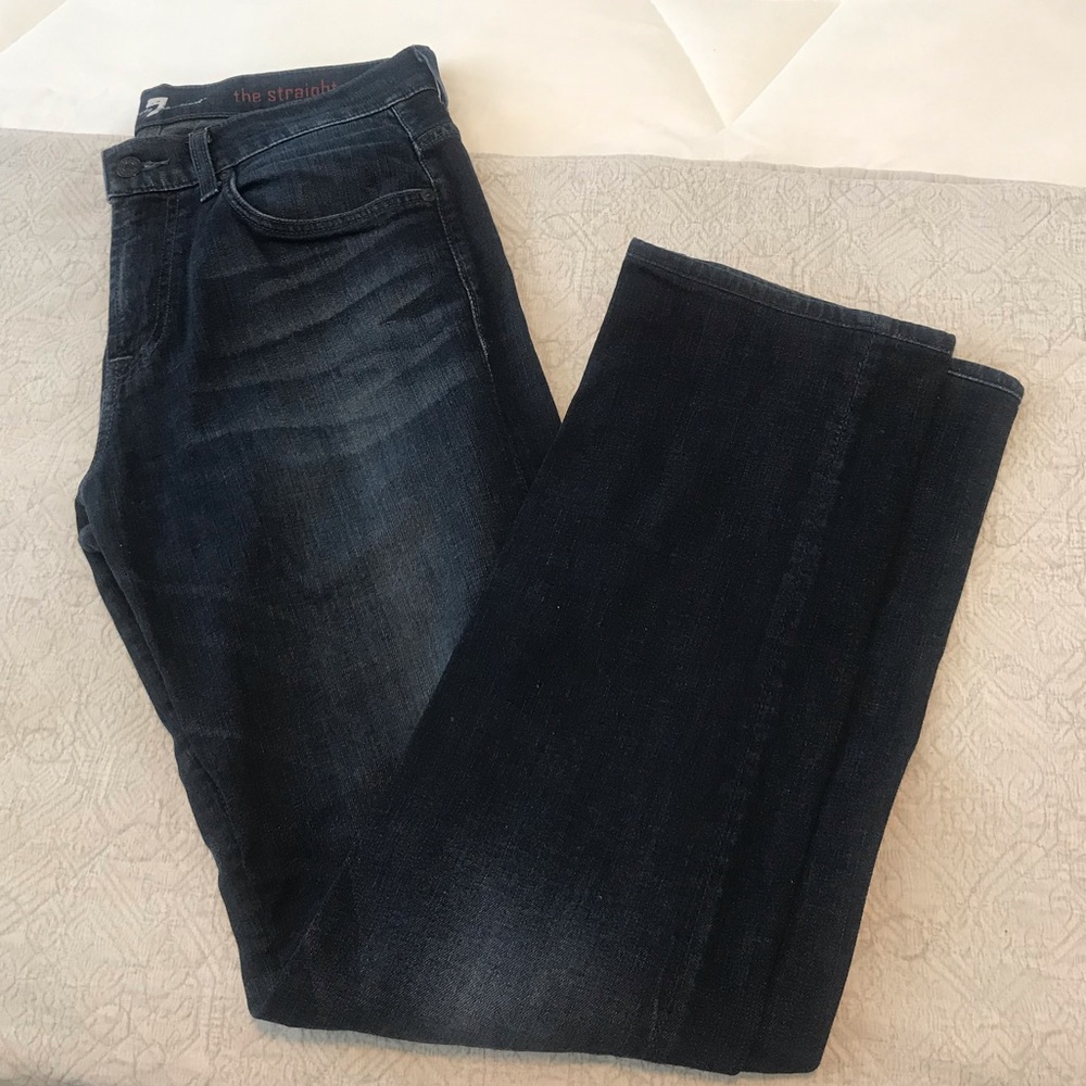 7 For All Mankind ‘The Straight’ dark denim